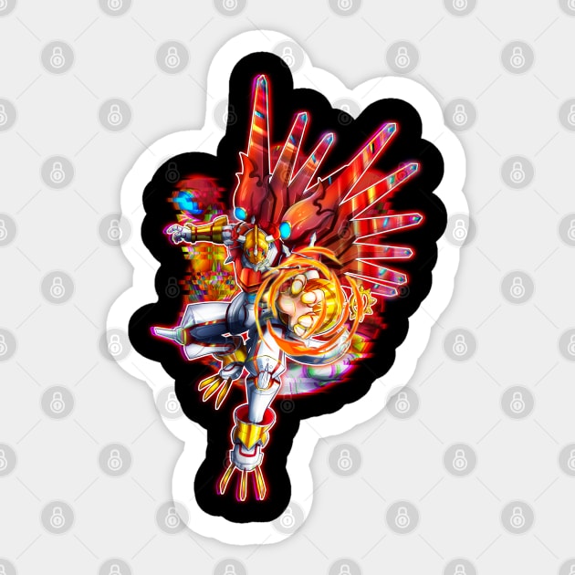 shinegreymon fanart Sticker by DigiTeeshrit